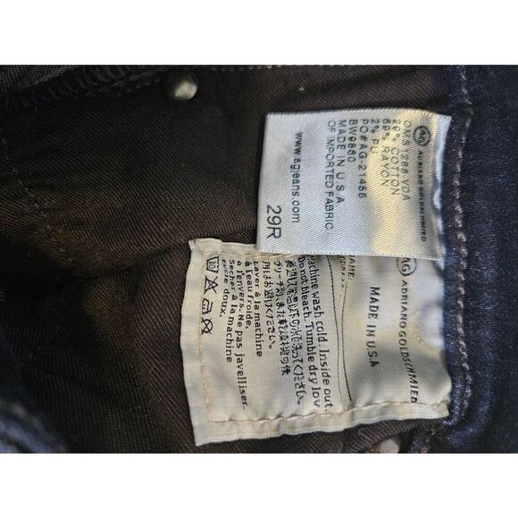 Adriano Goldschmied dark wash skinny jeans. Size 29R. - Picture 5 of 5